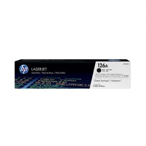 HP 126A Black Original LaserJet Toner Cartridge (Dual Pack)